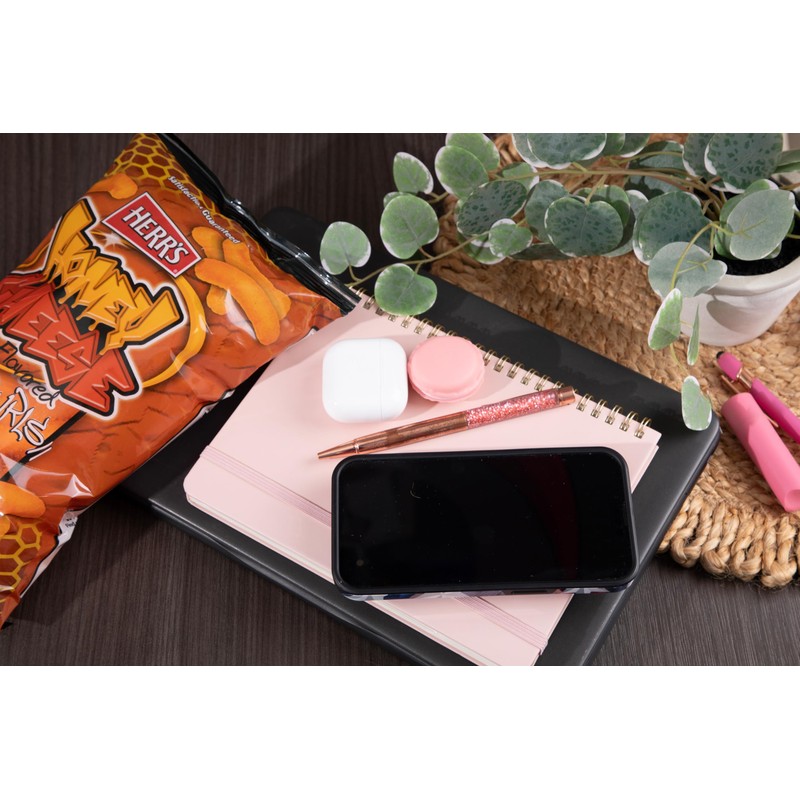 Herr’s Honey Cheese Flavored Curls, Gluten Free Snacks, 1oz Bag