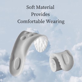 4D Cloud Tech Soles Insoles for Men Women, Super Soft Comfort Cloud Feeling Cushioning Insoles Memory Foam Arch Support Sole Inserts. (2pairs, L Women 12-14.5 / Men 11-13.5)