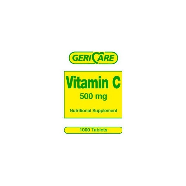 BND- Geri-Care Pharmaceuticals 8405702 PT# 841-10 Vitamin C Tablets 500mg