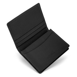 cocall Business Card Holder, Men's, Women's, Business Card Case, Genuine Leather, Large Capacity, Does Not Break Business Cards, Easy to Take Out, Holds 50 Cards, 6 Colors to Choose from, Compact, 5