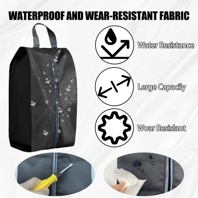 Travel Shoe Bags 3Pcs Waterproof Dust Proof Shoe Bags for