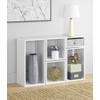 Whitmor Clip & Cube 5-Piece Organizer, White