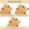 Picture Frame Turn Button Fasteners Set,100 pcs Turn Button Fasteners
