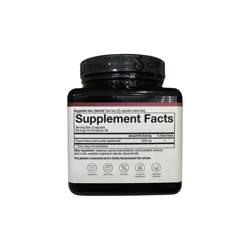 Maca Peruana 1000mg Suplemento Vitaminas Mujer 120 Capsulas