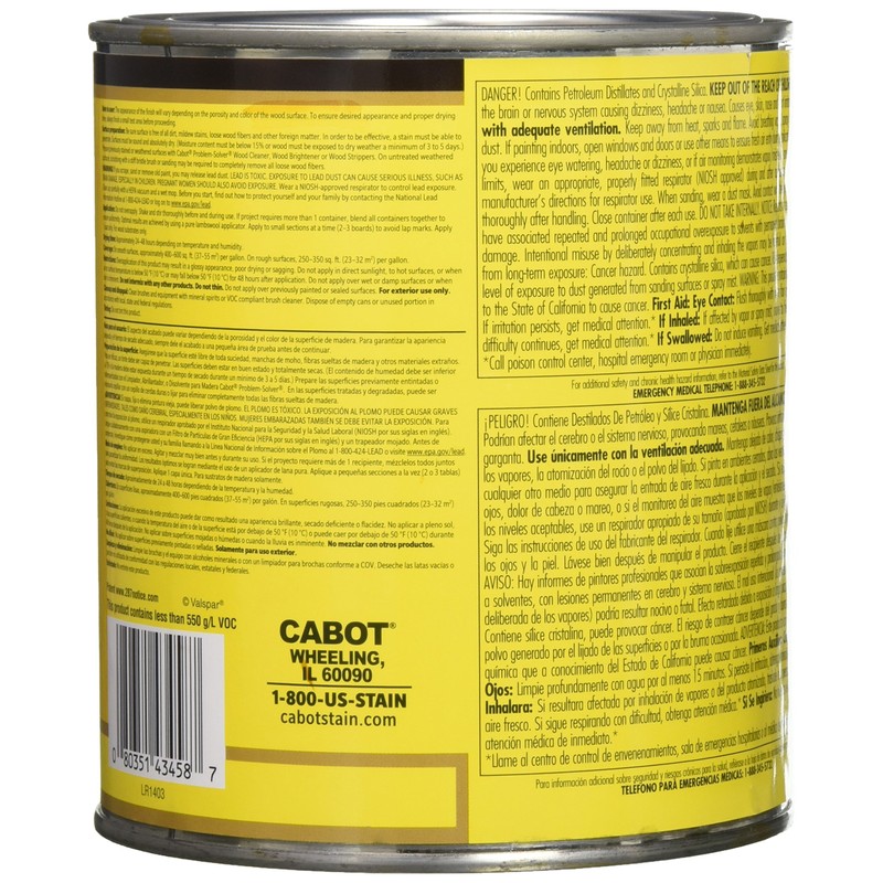 Cabot Australian Timber Oil Wood Stain and Protector, Honey Teak,