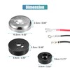 QUARKZMAN 5 & 6 Hole Steering Wheel Hub Adapter for