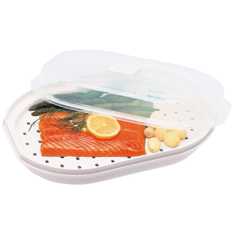 Prep Solutions by Progressive Microwavable Fish and Veggie Steamer, Steam