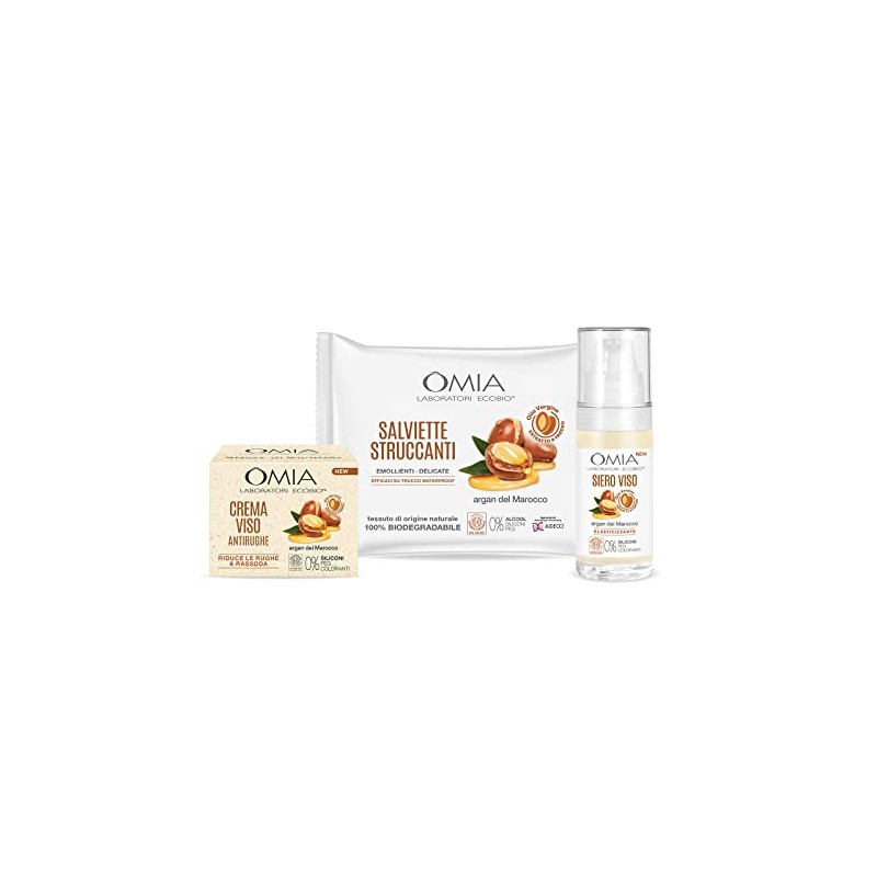 Omia, Routine Face Care Set with Moisturising Face Cream, Face