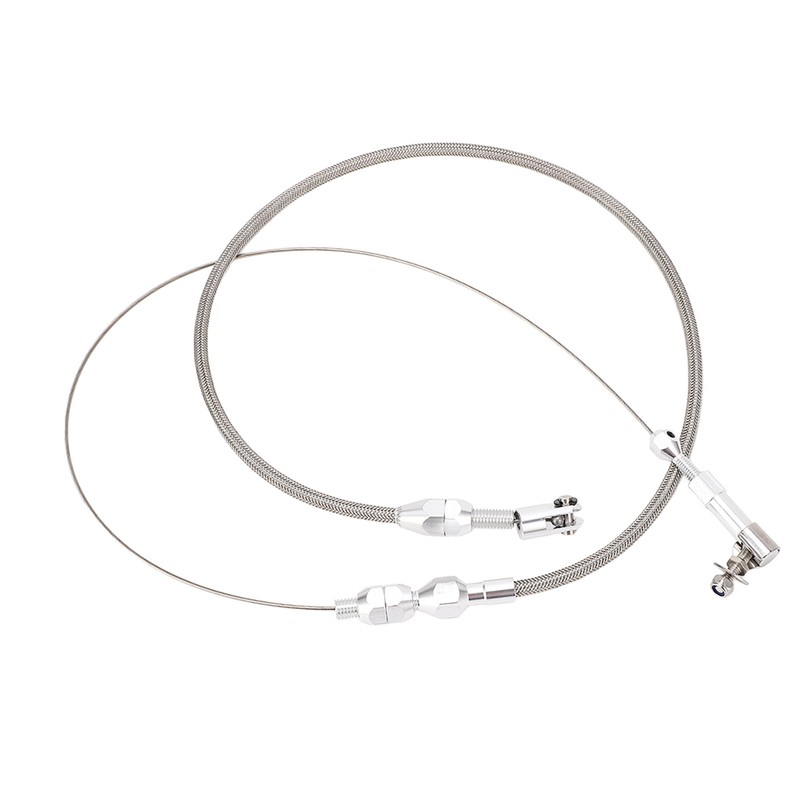 24in Throttle Cable Stainless Steel Flexible Easy Installation Throttle Wire