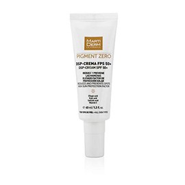 MartiDerm Pigment Zero DSP Crema Despigmentante con Protector Solar FPS 50+ Crema con color, elimina, previene, cubre y protege las manchas. Ácido tra