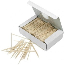 BarBits Wooden Cocktail Sticks - Pack of 1000, Double Pointed, Fully Recyclable & Biodegradable, Ideal for BBQs, Parties, Food Services