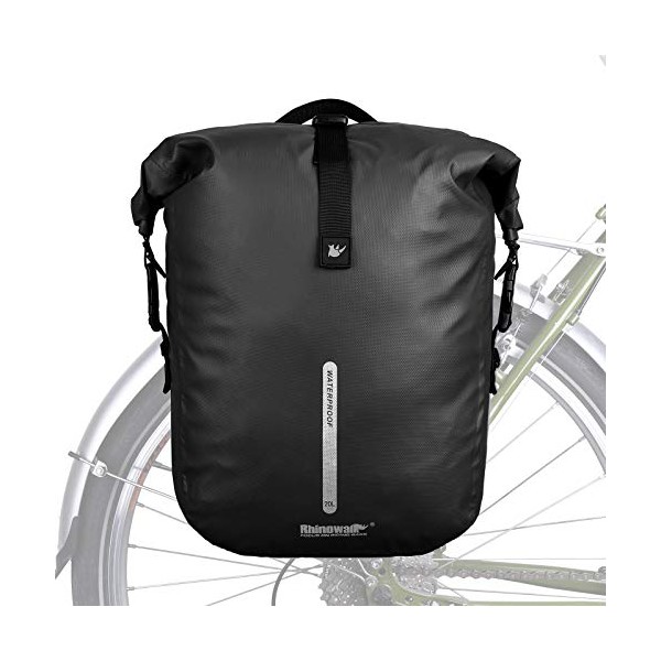 Huntvp 20L Bike Pannier Bag Backpack Multifunctional Cycling Bicycle Rear Seat Trunk Pack Bag Bike Saddle Bag Backseat Pack Bag