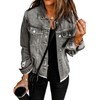 EVALESS Women's Vintage Ripped Distressed Denim Jean Jacket Coats 2025