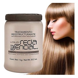 LOQUAY Nourishing Hair Treatment/Properties of Wheat Protein, Soy Protein, Oat Extracts/Tratamiento Reestructurante (1kg/ 35,2 oz)