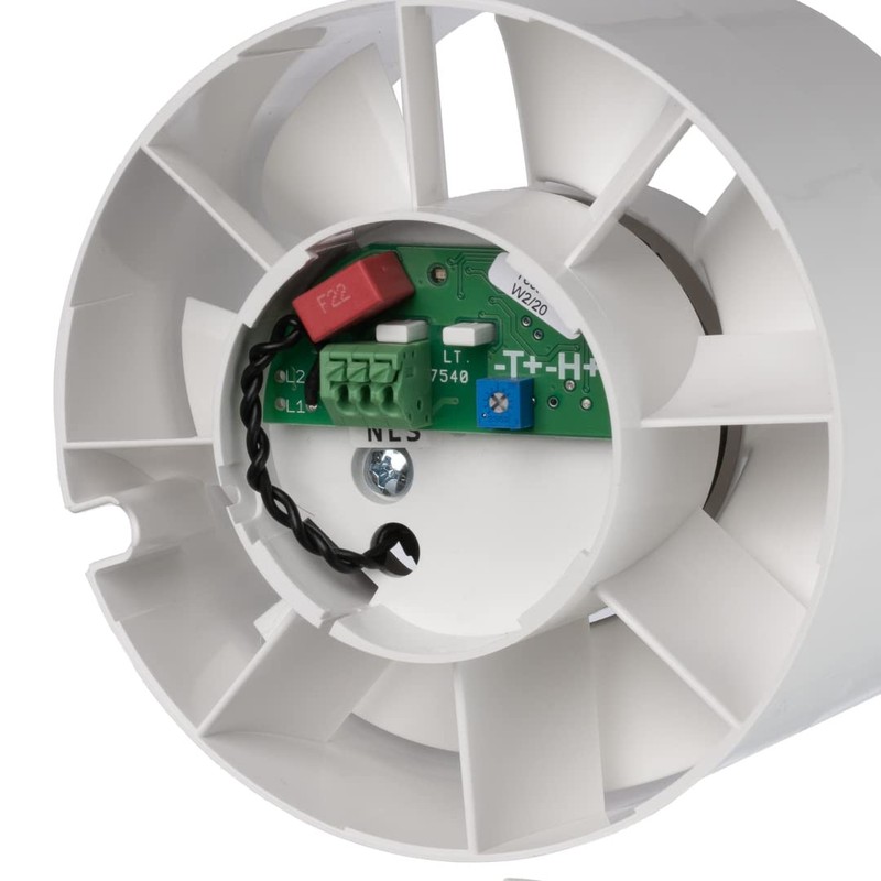 EUROPLAST Ø 125mm | 5 inch Round Pipe Fan with