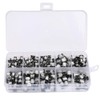 200 Pieces 10-50V Electrolytic Capacitor, SMD Electrolytic Capacitors Set 1uF