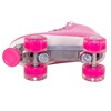 Skate Gear Sparkly Retro Quad Roller Skates (Glitter Pink, Women's