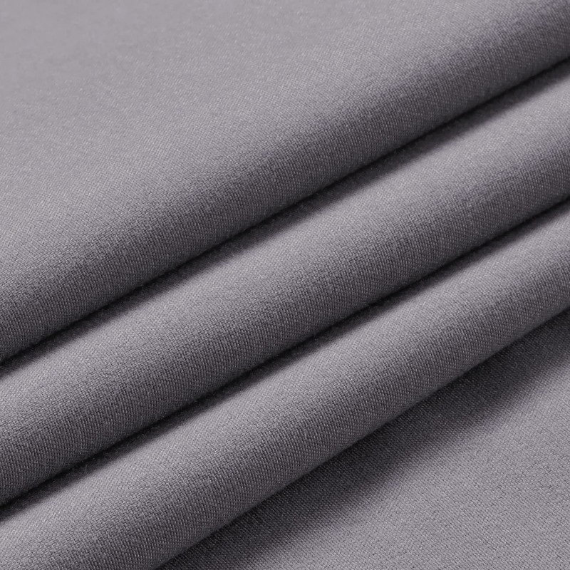 Imperial Rooms Single Duvet Cover Set Brushed Microfiber Plain Grey