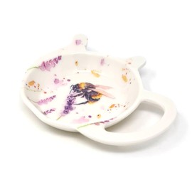 Teabag Tidy Country Life Bees Floral Design Kitchen Saver Tea Bag Coaster