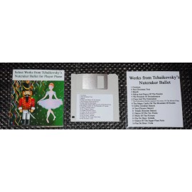 Tchaikovsky Nutcraker Ballet for modern CD, Floppy Disk, or USB Player Pianos - MIDI Floppy Disk