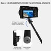 TELESIN Selfie Stick Aluminum Alloy Extendable Selfie Stick Tripod for