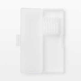 MUJI 44903148 Polypropylene Pencil Case, Approx. Width 8.9 x Depth 3.0 x Height 1.0 inches (225 x 75 x 25 mm)