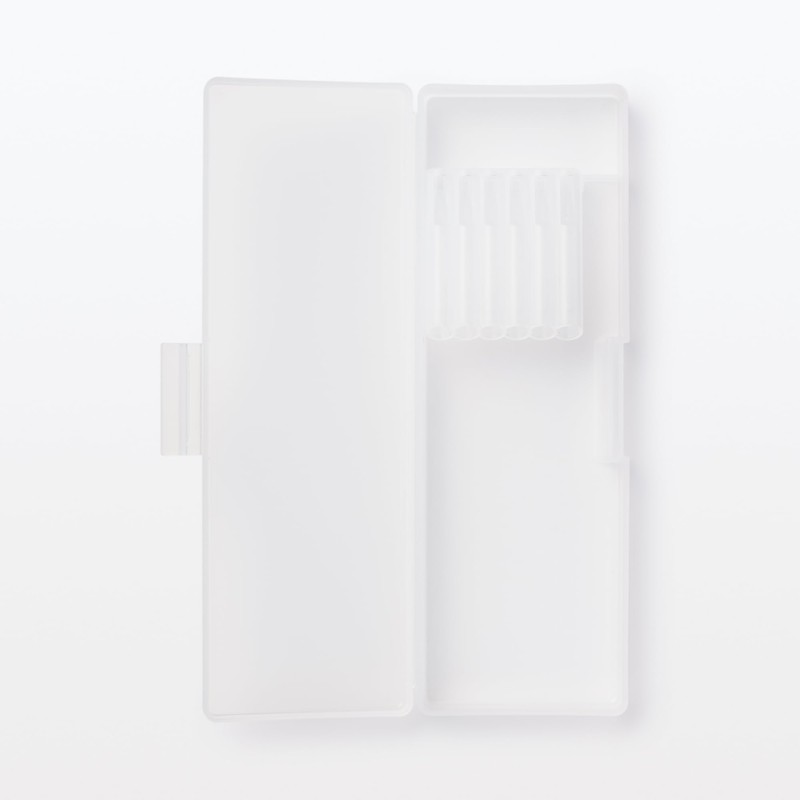 MUJI 44903148 Polypropylene Pencil Case, Approx. Width 8.9 x Depth