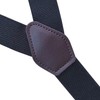 WannGe Men's Shirt Stays Adjustable Elastic Y-Style Garter Straps Socks