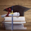 2025 Tassel Graduation White and Blue Graduation Tassel 2025 with