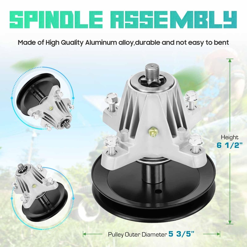 (2 Pack) Mower Deck Spindle Assembly for 618-06976A 918-06976A Cub