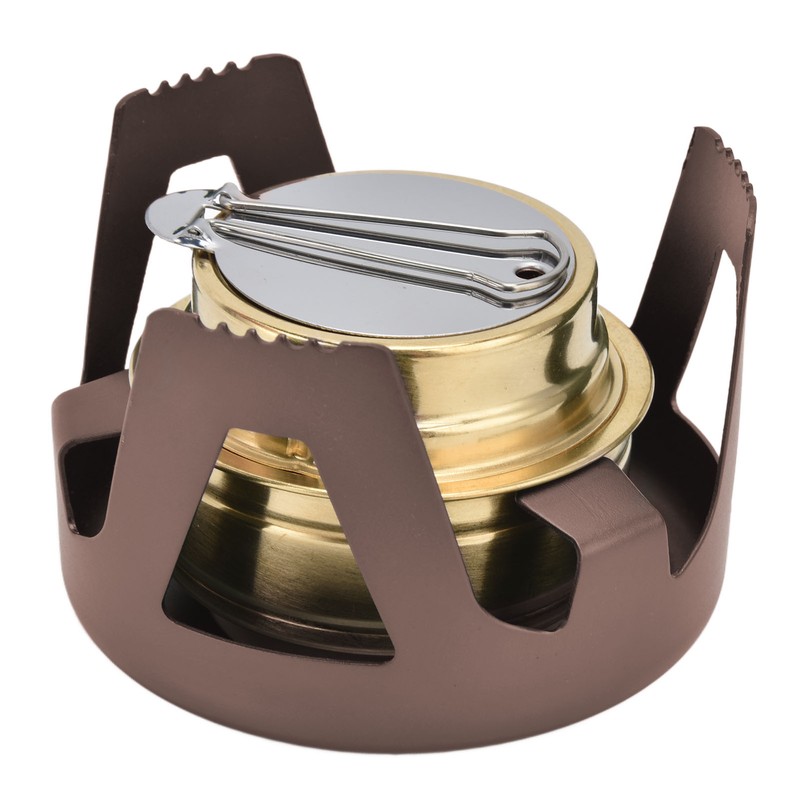 Camping Stove Windproof Vaporizable Portable Liquid Spirit Stove with Stand