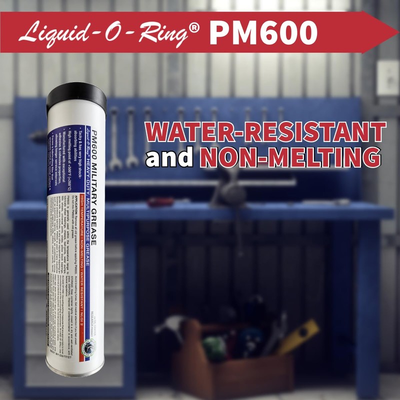 Liquid-O-Ring PM600 Multi-Purpose Grease for Bearings, Open Gears, and More