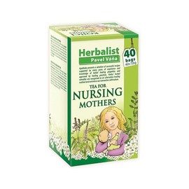 Herbal Nursing Tea for Breastfeeding Mothers stimulating Mother's Milk 40 Tea Bags by Apotheke Pavel Vana (Pack of 1)