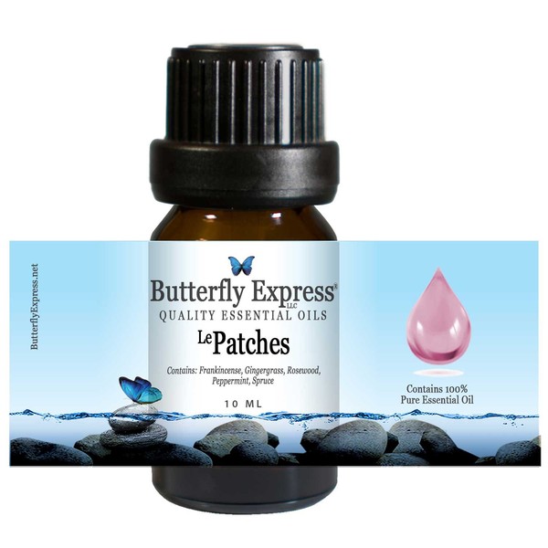 Le Patches Essential Oil Blend 10ml - 100% Pure - by Butterfly Express