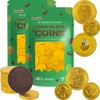 Fruidles St. Patrick's Pirate Design Belgian Milk Chocolate Coins, Kosher