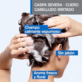 Uriage DS Hair Shampoo para la Caspa Severa con Ácido Láctico al 1.8% 150ml - Elimina las escamas, purifica, calma el picor y protege el cuero cabellu