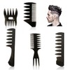 5 Peines de Peinado para Hombre, Herramienta de Peluquería Peine