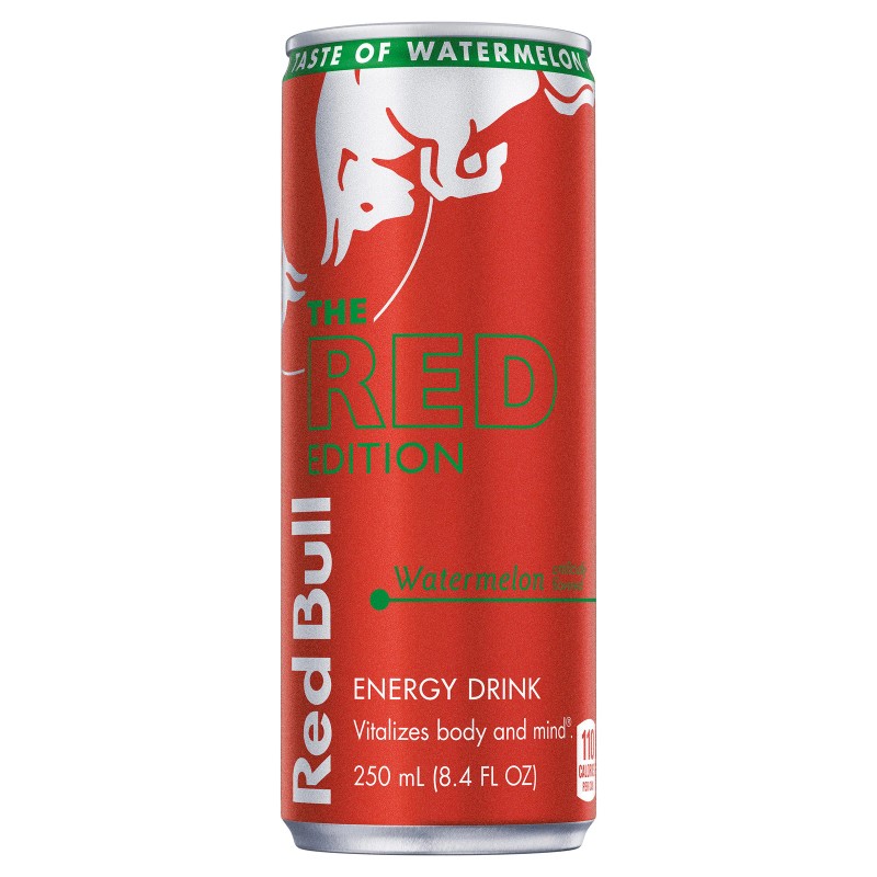 Red Bull Energy Drink, Watermelon, 8.4 Fl Oz, 24-Count