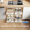 MUSTORN 2 Pack Pull Out Cabinet Organizer, Slide Out Cabinet