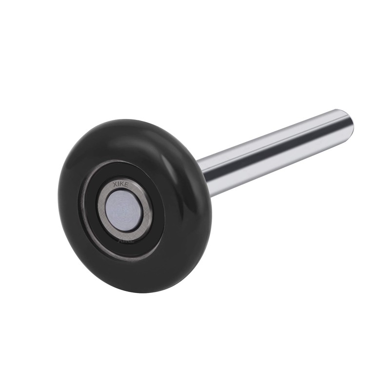 XiKe 10 Pack Black 2" Nylon Garage Door Roller 7"