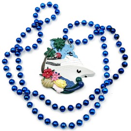 Cruise Ship Mardi Gras Bead Necklace New Orleans Travel Vacation