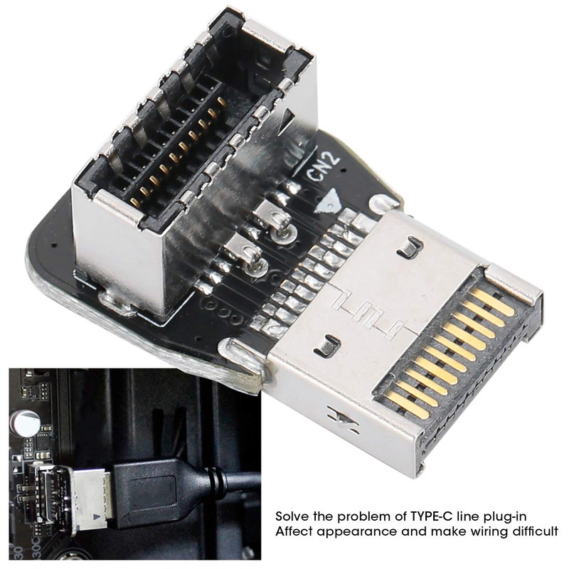USB 3.1 Front Panel Connector Adapter,Front Type E Adapter Header,PC