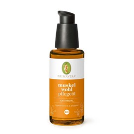 PRIMAVERA Aktivwohl Muskelwohl Organic Care Oil 3 x 50 ml - Skin Care After Physical Activities - Aromatherapy - Soothing, Stimulating - Vegan