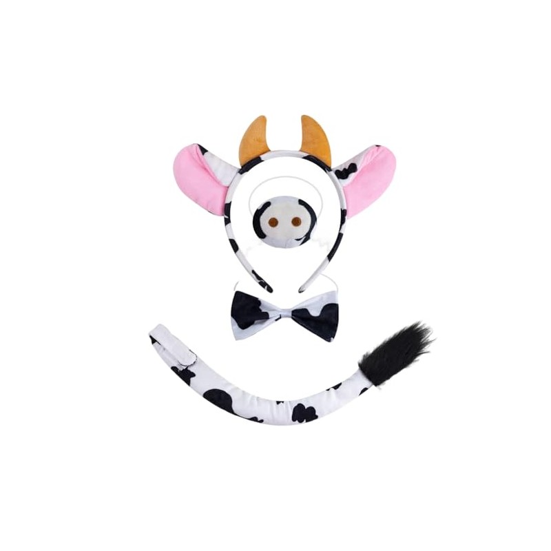 Moikolok Cow Ears Headband 4 PCS