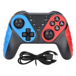 Bluetooth Wireless Controller Remote Joystick Gamepad Gyroscope for Nintend Switch ProBlue Red