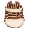 Pet Life Luxe 'Tira-Poochoo' Tiramisu Patterned Mink Dog Coat Jacket