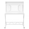 Elephance Small Gaming Desk with Pegboard, 39 Inch Computer Desk