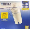 Brita 060258359916 987554 Pitcher Replacement Filters, Pack of 10, 10Ct,