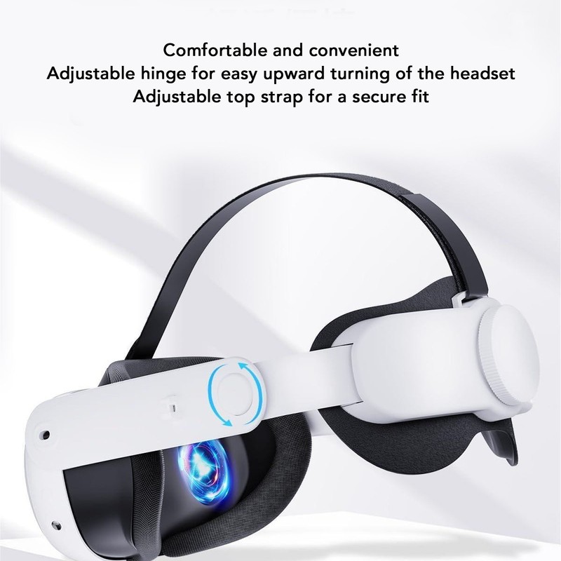 VR Controller Head Strap Comfortable Adjustable Enhanced Comfort Support and
