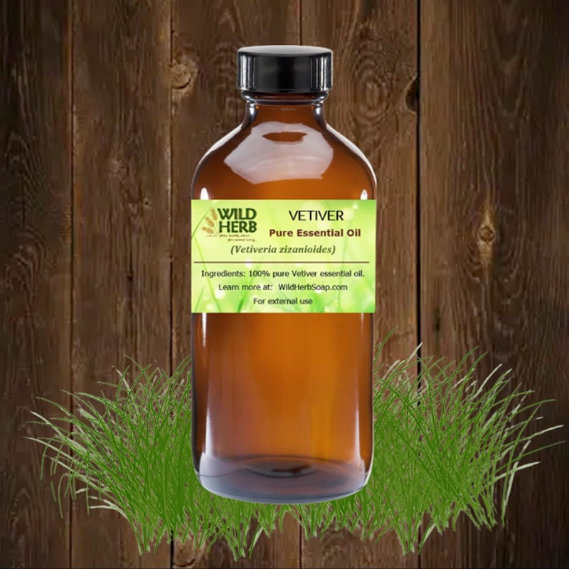 Wild Herb Wild Herb Vetiver Pure Essential Oil (4 OZ)